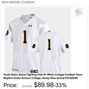 Norte Dame Jersey